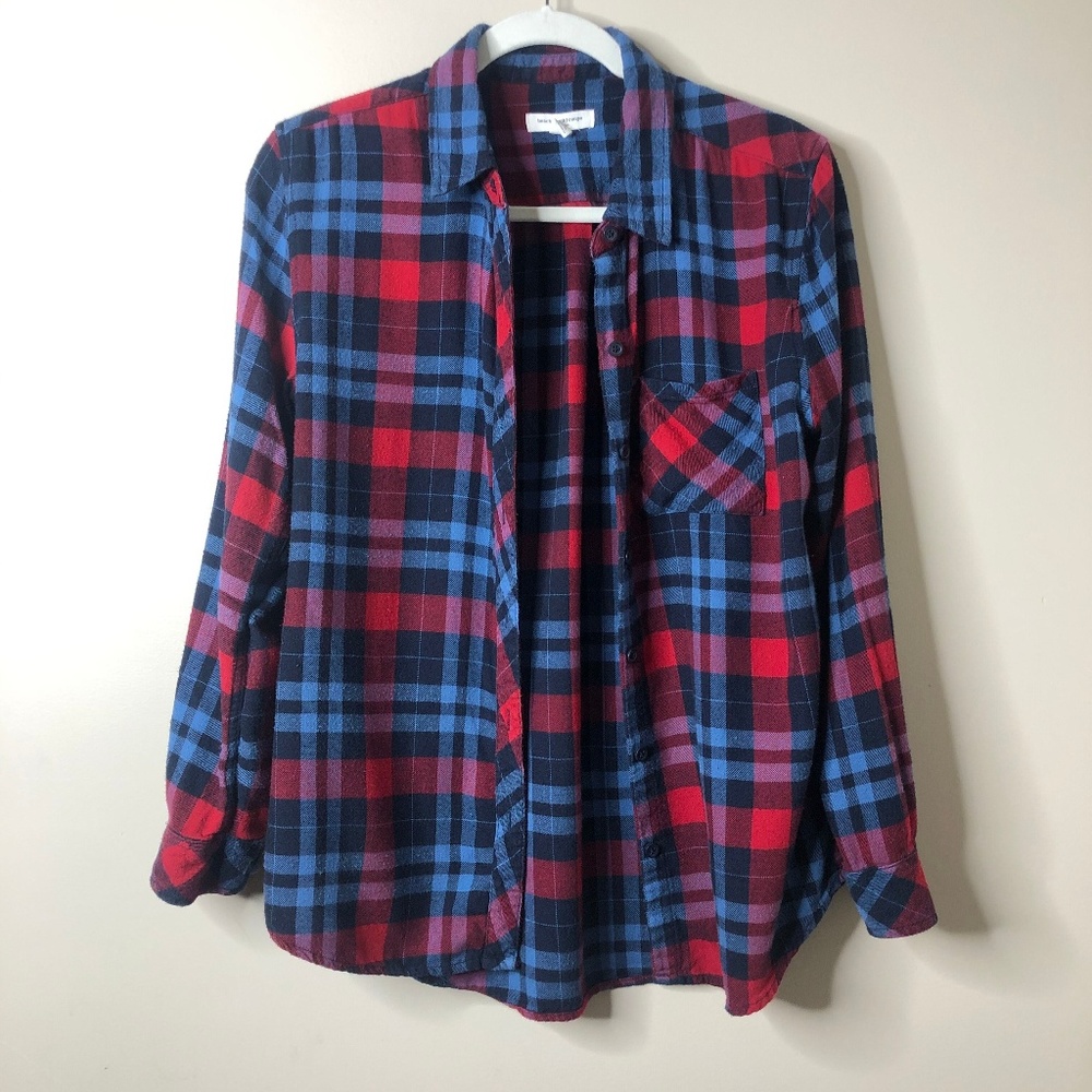 Beach Lunch Lounge Small Womens Flannel Shirt